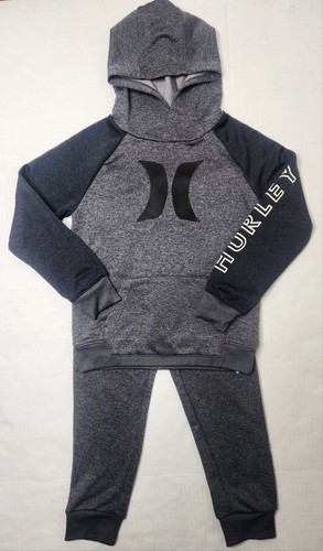 Hurley Nike Dri Fit Youth Boys Blue Gray Sweat Jogger Suits Set of 2 Size 7 - Picture 14 of 23