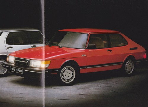 SAAB 900 Turbo 16 (175PS) 1983 Prospekt / Brochure deutsch / german / tyska - Picture 2 of 4