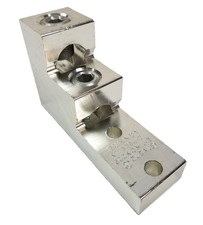 Burndy K11A36U2 2Hole 600KCMIL 2Conductor Mechanical Terminal Lug Tin Plated NEW