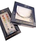 AURA Preciosa Crystal Earrings Set & Rainbow Bangle Bracelet LGBT Gift NEW