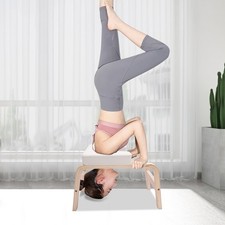 Yoga Headstand Bench Exercise Inversion Stool...