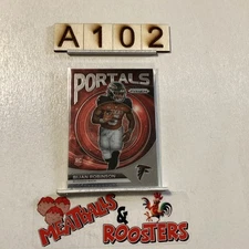 2023 Panini Prizm #PO-8 Bijan Robinson Rookie Portals