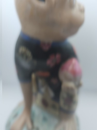 Vtg Chinese Famille Verte Porcelain Monkey Figurine 10.5” Nice Condition - Picture 12 of 20