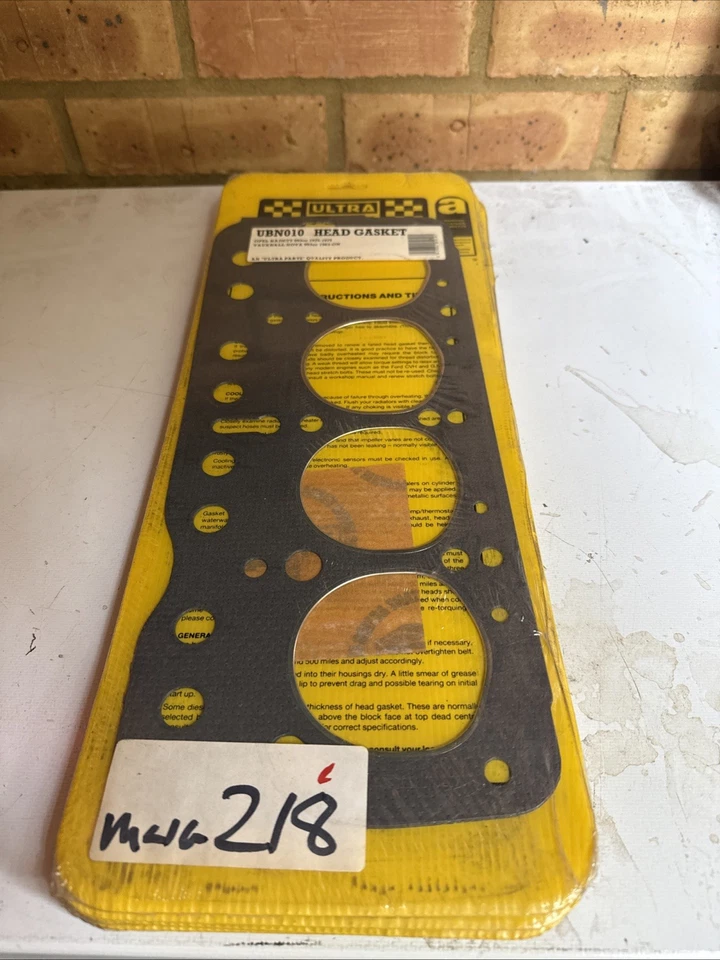 Прокладка головки. Opel Kadett 993cc 1975-1979 Vauxhall Nova 993cc 1983 г. и далее - Изображение 3 из 3