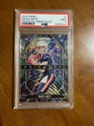 2024 Panini Prizm Drake Maye Prizmatic Green Wave PSA 9 Patriots #2