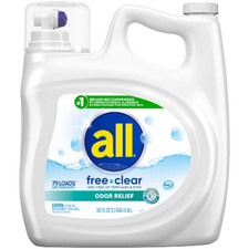 Free Clear Odor Relief HE Liquid Laundry Detergent - 141oz 0.10 per gallon