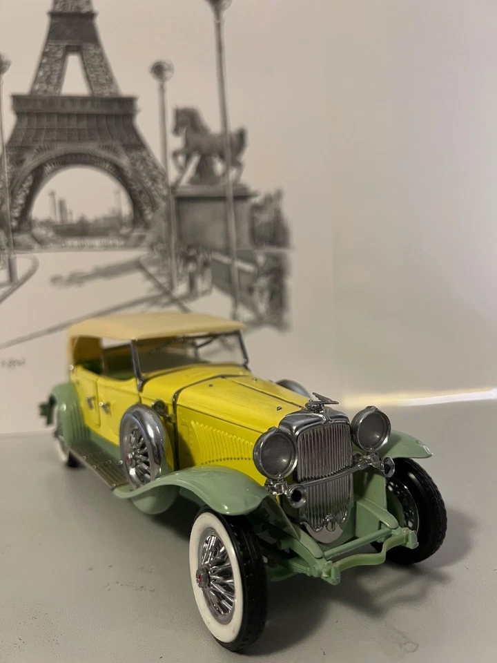 Franklin Mint Düsenberg J Derham Toruster gelb/grün 1930 - Bild 2 von 4