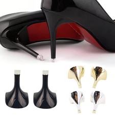 Universal Shoe Heel Caps 7cm Height - PVC Replacement Heels for Women's Shoes