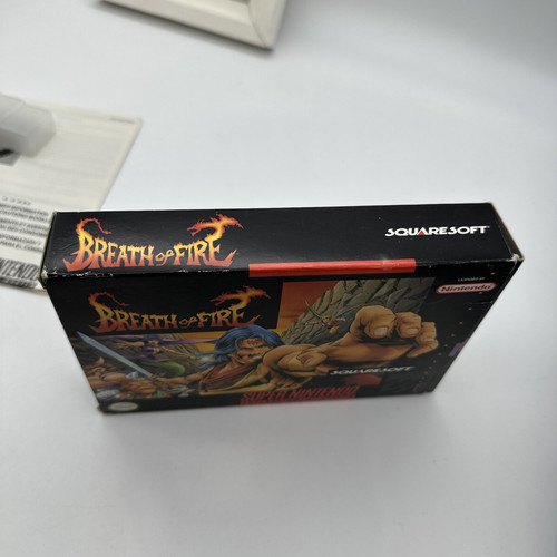 Breath of Fire Super Nintendo SNES CIB With Map & Reg Clean Cartridge ๐ฅ - Picture 16 of 21