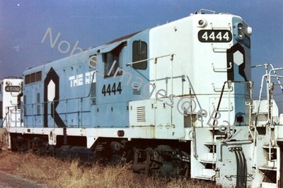 CRIP The Rock 4444 GP7R Locomotive Chicago Area 2 Color Negative 1970s