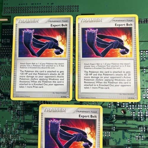 Expert Belt 87/99 Arceus Pokemon Card Trainer Tool Non-Holo 3 - Picture 2 of 4