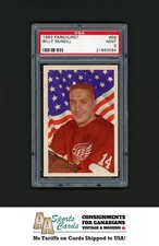1963-64 PARKHURST HOCKEY #56 BILLY McNEILL PSA 9 (MINT) POP 19 W/ ONLY 3 HIGHER
