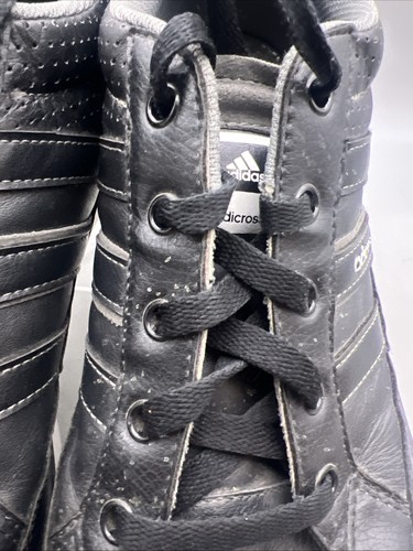 Adidas Adicross V Herren Golfschuhe Core Schwarz Weiß Leder Spikeless Gr. 13 - Bild 4 von 10
