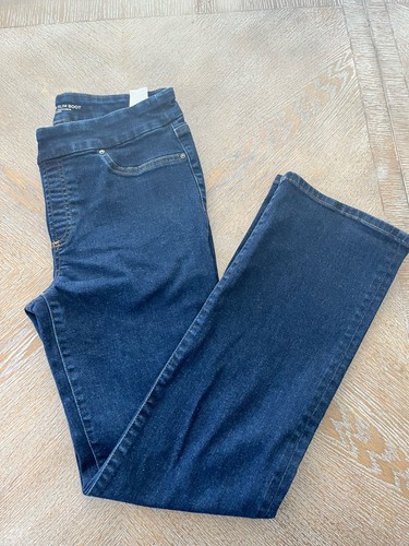 Chico’s Blue denim Slim Boot Pants Sz 1R(8R) Mid Rise Waist 32” Inseam 30” - Picture 3 of 7
