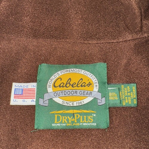 Vintage Cabela's DryPlus Camo Jacket Mens 3XL Advantage Timber Hooded Hunting - Picture 10 of 13