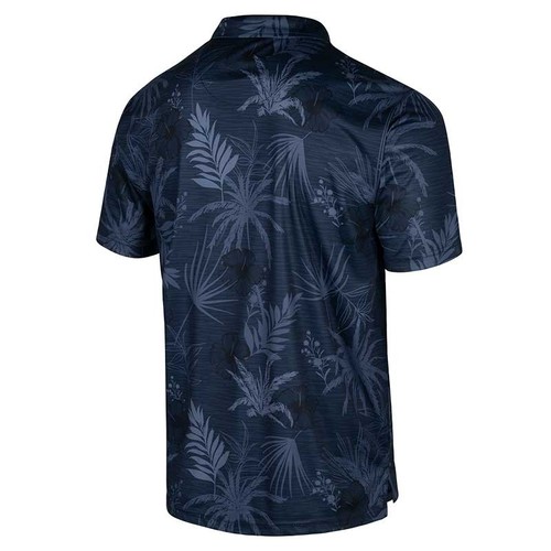 Men's Colosseum Navy Michigan Wolverines Big & Tall Palms Polo - Bild 3 von 3