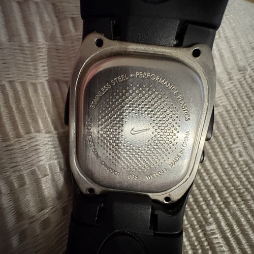 Nike Sport Chronograph Watch WC0044 H2O Resistant 50M RARE - AS IS See Details - Picture 3 of 9