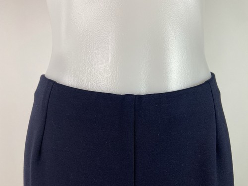 Coldwater Creek Size 14 Petite Navy Blue Classic Fit Ponte Holly Pant Stretch - Picture 4 of 10