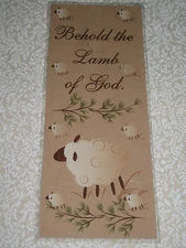 PRIMITIVE BEHOLD THE LAMB OF GOD LAMINATED BOOKMARK CL10-24