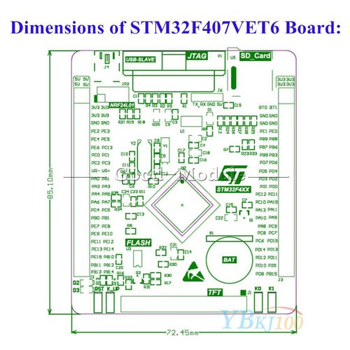 STM32F407VET6 Development Board Core407V Cortex-M4 STM32 Core-board Mainboard - Picture 9 of 9