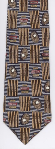 Corbata de béisbol para hombre Quote Me CMG Worldwide Babe Ruth MLB talla única 100 % seda - Imagen 2 de 3
