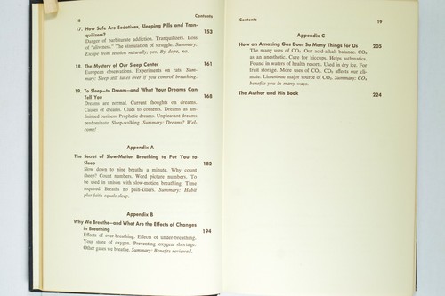 1961 NATURAL WAY TO HEALTHFUL SLEEP CHARLES KELLY 1st EDITION B24 - Picture 4 of 4