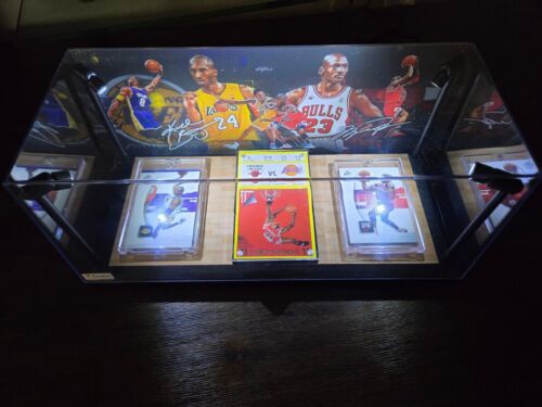 Kobe Bryant / Michael Jordan Display w/ 1st Matchup Ticket 1996 Picture - Picture 2 of 7