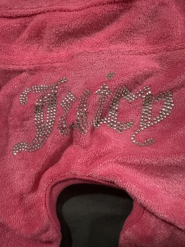 Juicy Couture Frottee Hunde Trainingsanzug Super Hot Pink XS/S. Hund nicht enthalten. - Bild 3 von 9