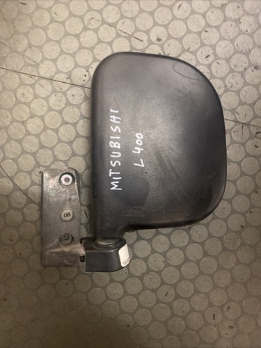 1408) Mitsubishi L400 Spiegel Glas Außenspiegel links schwarz
