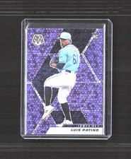 2021 Panini Mosaic #259 Luis Patino Quick Pitch Purple #/50