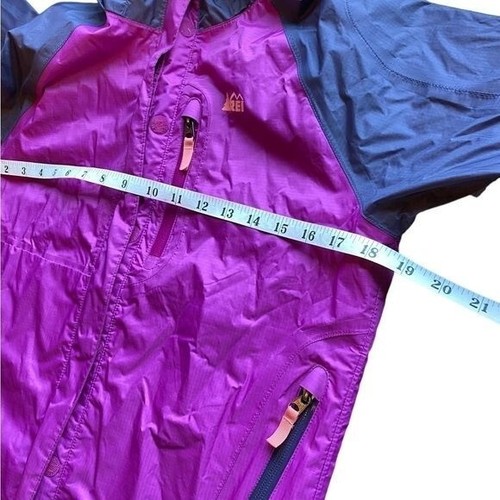 REI Youth Fuscia Full Zip Hooded Jacket Size Large (14-16) - Picture 6 of 11