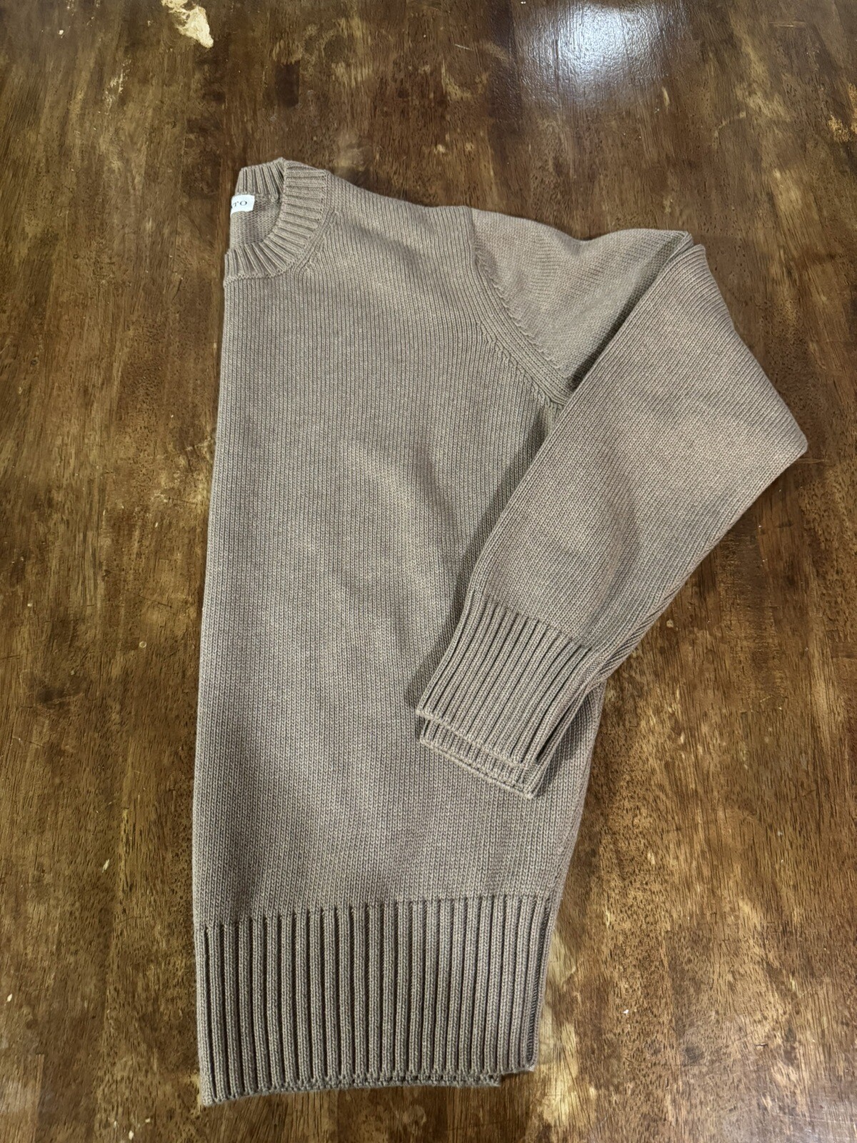 Rubato 8Ply Cotton Crewneck Sweater Terra L eBay