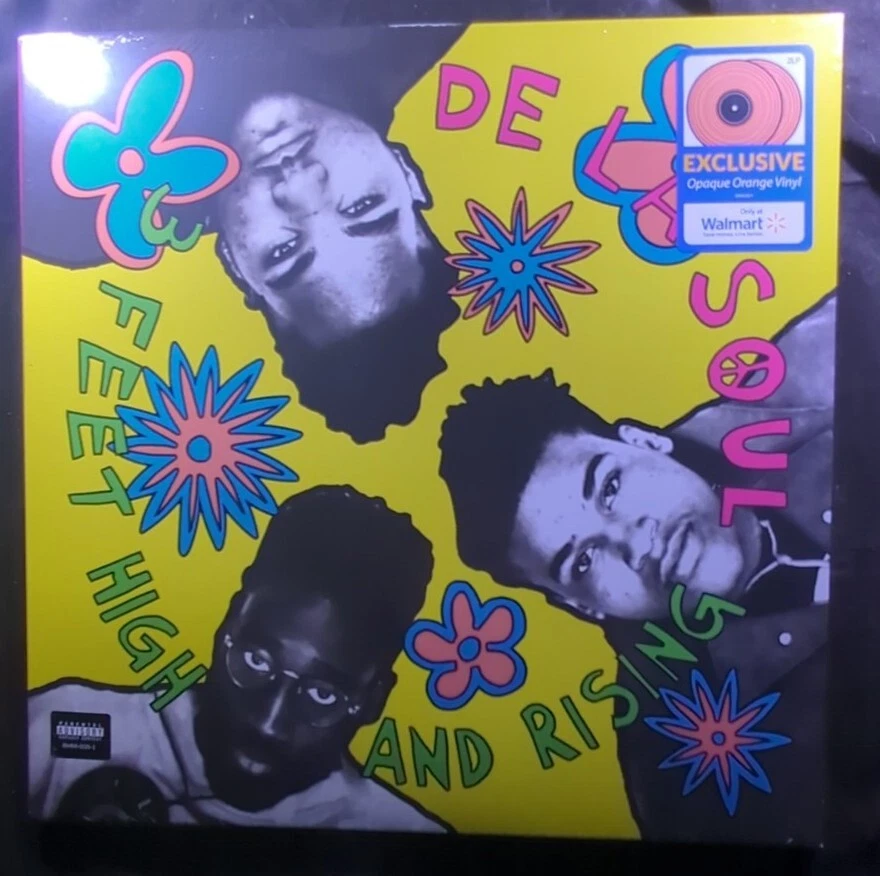 De La Soul 3 Feet High and Rising 2XLP Vinyl (LE 3000) Opaque Green (With Comic Book Insert)