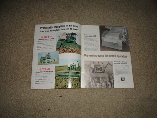 oliver combine 545 and 535 brochure - Picture 2 of 7