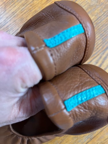 Damen-Ballerinas kastanienbraunes Leder Tieks by Gavrieli Größe 7 Schuhe - Bild 12 von 12