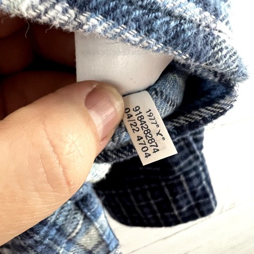 American Eagle Oversized Plaid Button Front Hooded Jacket Size S - Picture 11 of 12