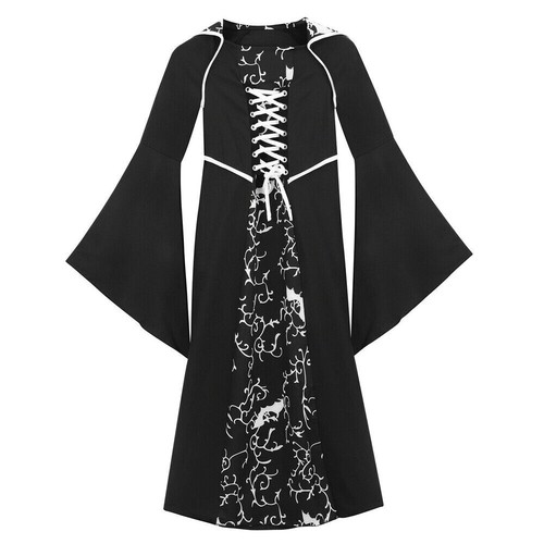 Mädchen Vampir Kostüm Halloween Karneval Party Kinder Kostüm Outfit Set Kleid - Bild 8 von 11