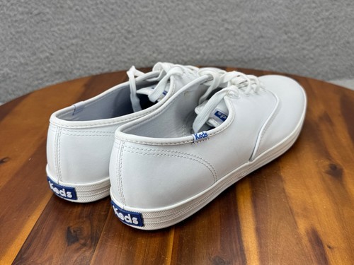 Keds Leather Uppper Women's White Casual Comfort Shoe Lightweight Sneaker Sz 11 - Picture 4 of 10
