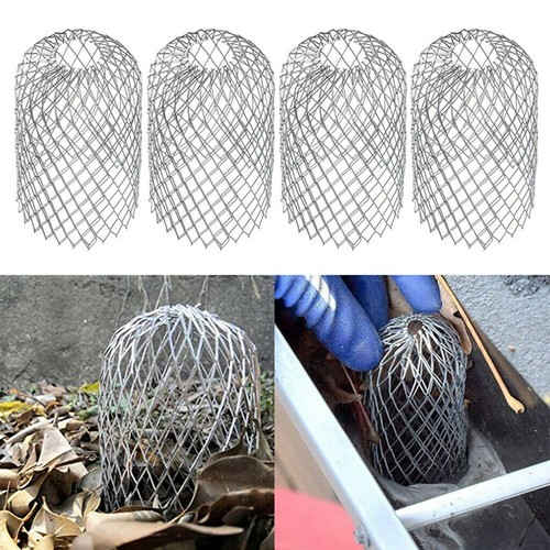 1/4/10Pcs Roof Gutter Guard Filters Downpipe Stop Leaf Drains Filter Strainer AU - Picture 6 of 10
