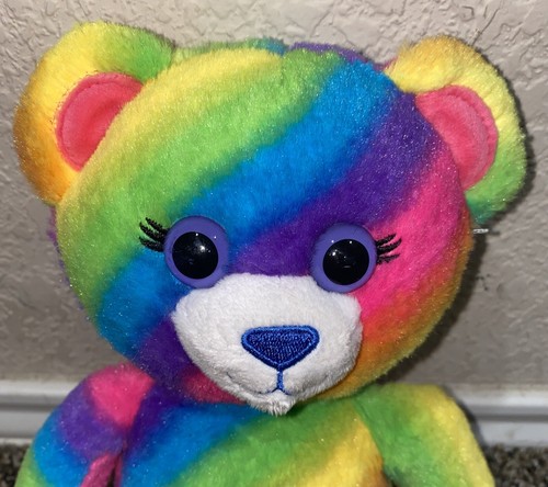 BABW / Build a Bear Workshop RAINBOW FRIENDS BEAR 10" Plush Stuffed Animal Toy - Picture 2 of 7