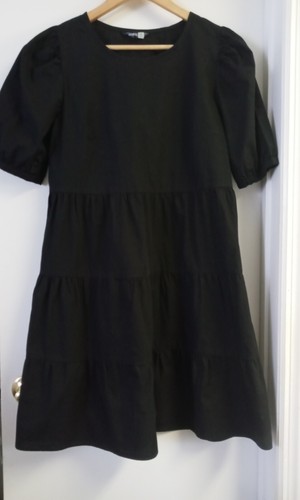 PEP & Co Women's Cottage Core Boho Dress Black Size 12 - Picture 5 of 6