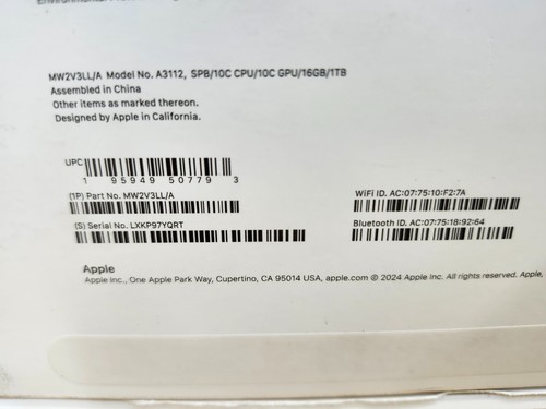 2024 Apple MacBook Pro 14" M4 Chip 16GB RAM 1TB SSD Space Gray *CYCLE COUNT 2* - Picture 16 of 17