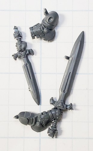 40k Adeptus Custodes Bits Blade Champion Hurricanis & Victus Power Swords - Picture 2 of 2