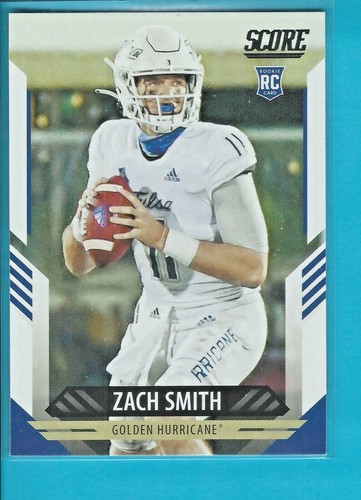 2021 Panini Score - Zach Smith #317 - RC - Tulsa Hurricane - Picture 1 of 2