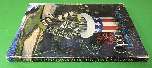 1972 72nd US Open Program Pebble Beach Winner Jack Nicklaus 1st Win - Picture 2 of 4