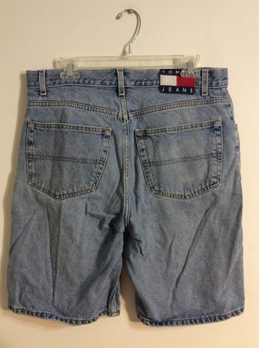 Tommy Hilfiger Vintage 90’s Mens Jean Shorts 34 - Picture 5 of 10