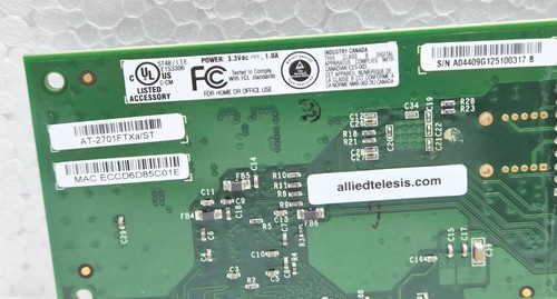 Allied Telesis AT-2701FTXa/ST Circuit Board - Picture 4 of 5