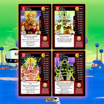 Dragon Ball Z DBZ CCG TCG Panini Custom Proxy Promo Pikkon Level 1-4 Foil