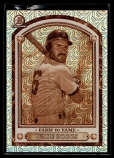 Wade Boggs 2020 Bowman Chrome Farm to Fame Mojo Refractor Card #FTF-WB