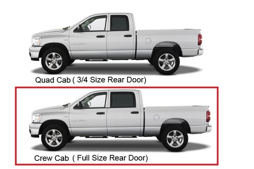 10-18 Dodge Ram 1500 2500 3500 Crew Cab Fit Drop Step Running Boards Nurf Bars - Picture 3 of 11
